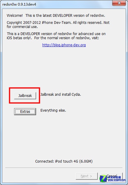 iOS6 GM版红雪不完美越狱教程