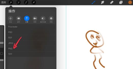 Procreate保存到相册操作3