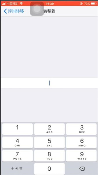 苹果手机中设置呼叫转移的具体操作步骤截图