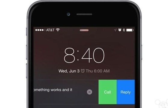 iPhone锁屏也能直接打电话