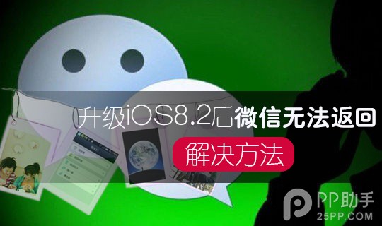 iPhone6升级iOS8.2后微信返回键失灵怎么办