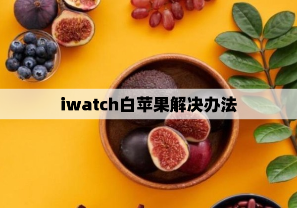 iwatch白苹果解决办法