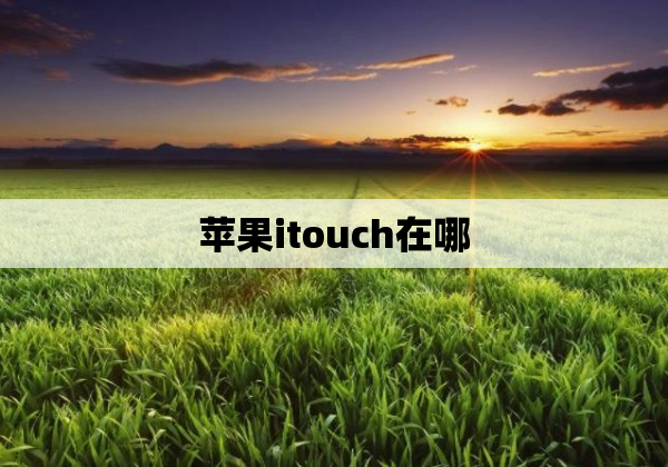 苹果itouch在哪