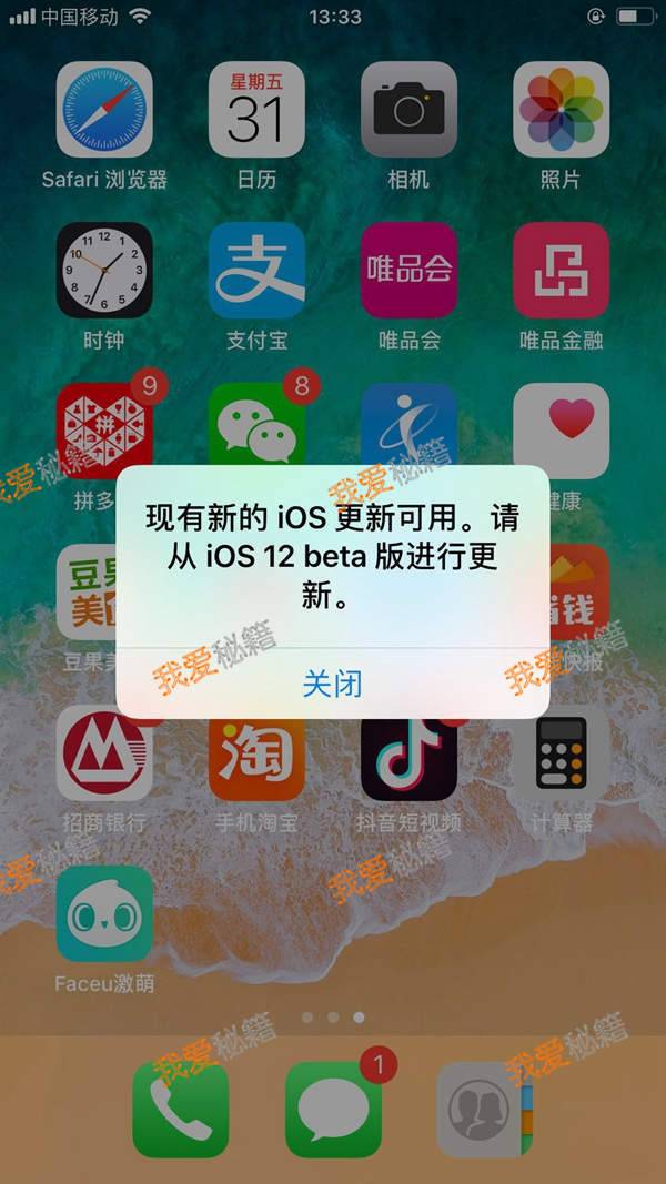 ios12 bug_ios12出现无限弹更新提示窗bug解决办法教程