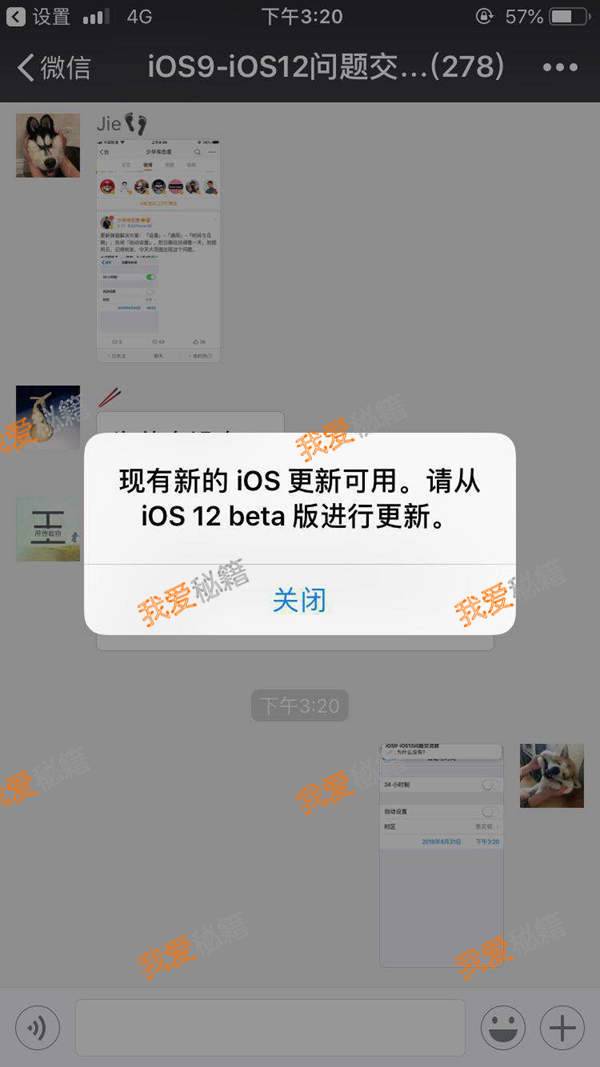 ios  12 bug_ios12公测版出现无限弹更新提示窗bug解决办法