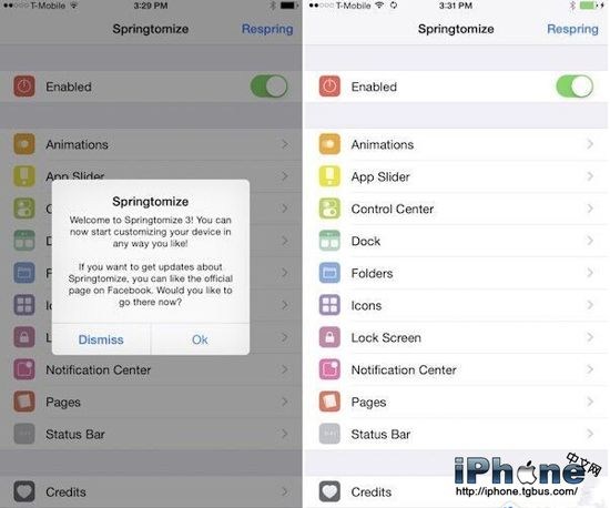 iOS8.4美化插件Springtomize如何安装