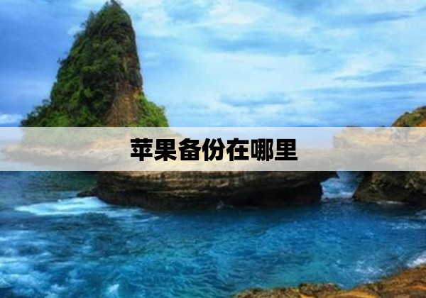 苹果备份在哪里