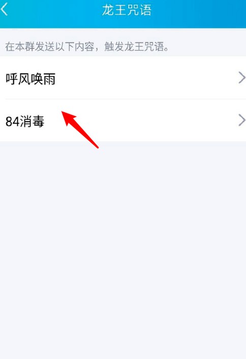 qq龙王咒语使用方法截图