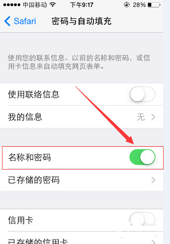 iPhone如何存储网站的登录信息