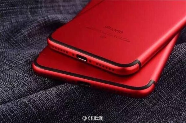 华强北出品：苹果iPhone7/Plus烈焰红版图赏