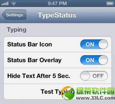 TypeStatus插件查看iphone  imessage输入状态设置教程2