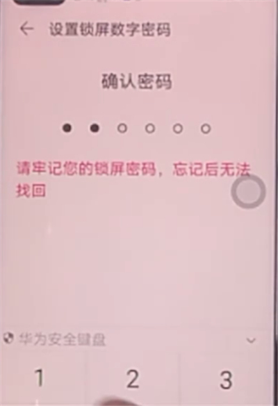 荣耀v30pro中设置锁屏密码的详细方法截图