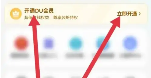 百度果园app怎么办理会员卡 百度app开通会员教程