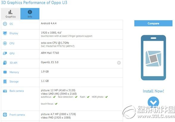 oppo u3参数设置：oppo u3手机设置