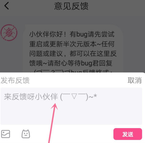 半次元怎么反馈bug(半次元反馈bug的方法)