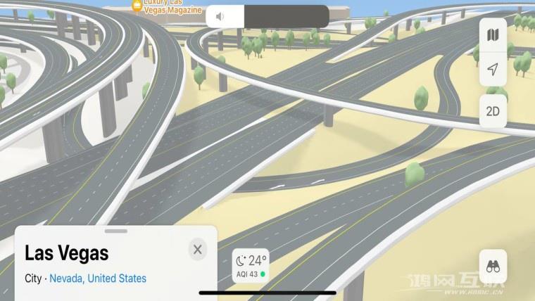 苹果ios16地图功能已登陆芝加哥和拉斯维加斯（ios16 3d地图）插图3