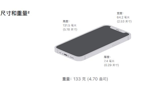 iphone12mini重量是多少克