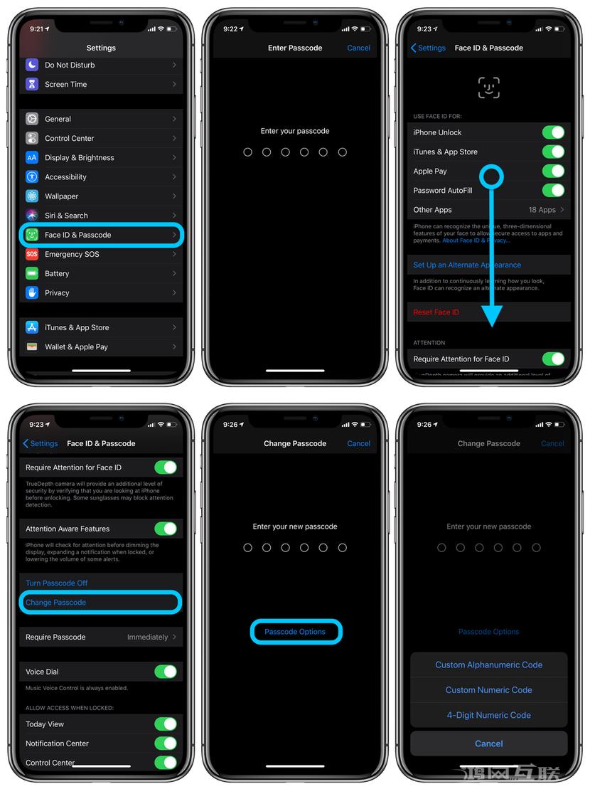 iPhone如何自定义密码？如何跳过Face ID输入密码？