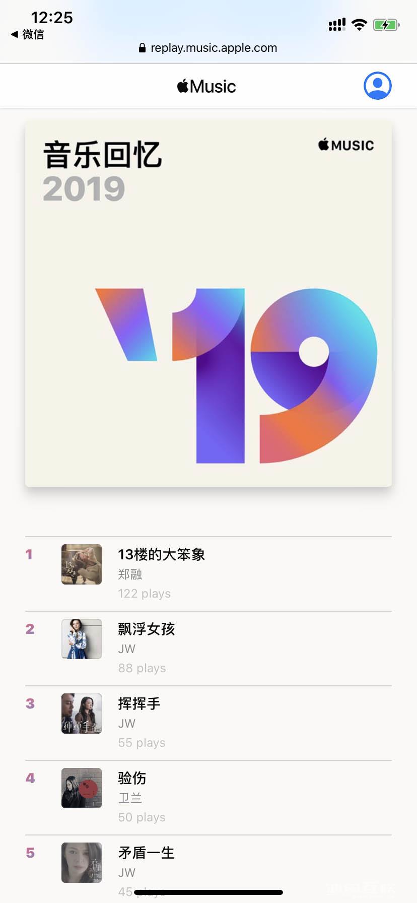 Apple Music音乐回忆2019生成方法，苹果音乐年度总结入口