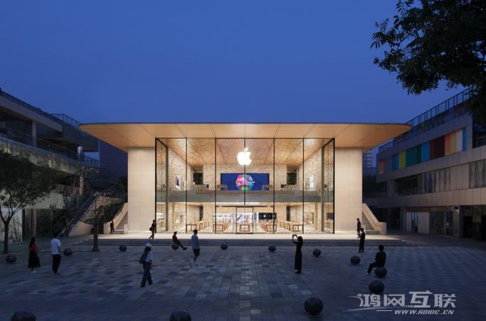 iPhone 壁纸分享：三里屯 Apple Store 景泰蓝主题壁纸