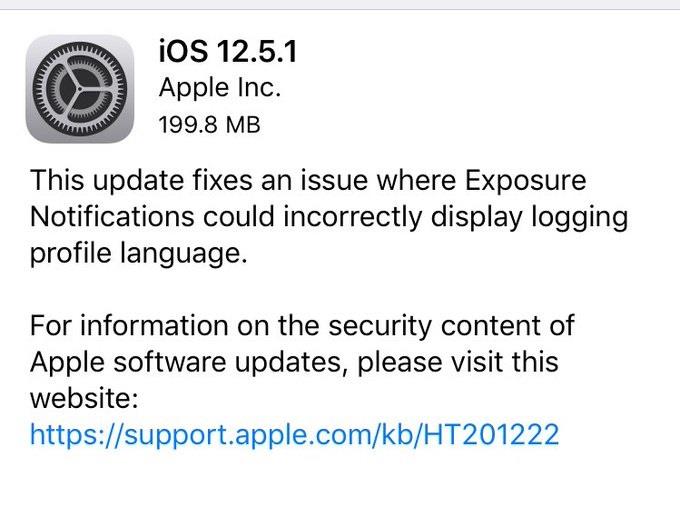 苹果 iOS  12.5.1 正式版发布：iPhone  6/Plus  等旧机型可升级，修复 COVID  -19 暴露通知插图3