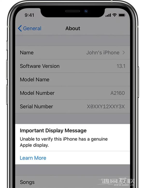 iOS  14.4 更新提示：非原装摄像头的 iPhone  将会弹出警告插图3