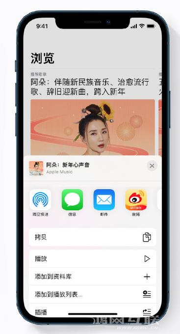 Apple  Music  新增新年歌单，快来分享给好友插图5