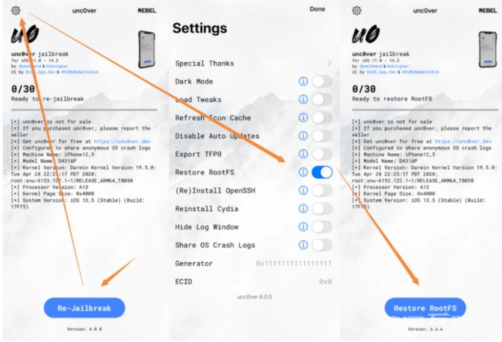 unc0ver  6.0发布：支持iOS  14.3全设备越狱，附越狱教程插图5