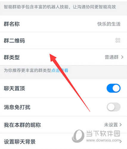 钉钉群类型界面
