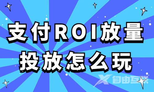 支付ROI放量投放怎么玩？我们手把手教你！