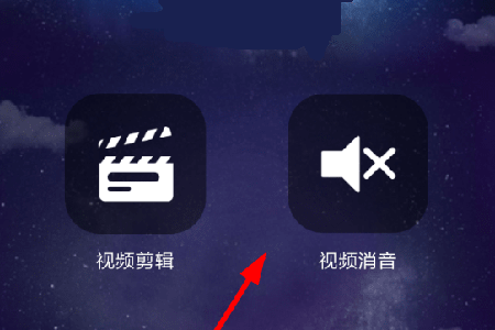 选择其中的“视频消音”