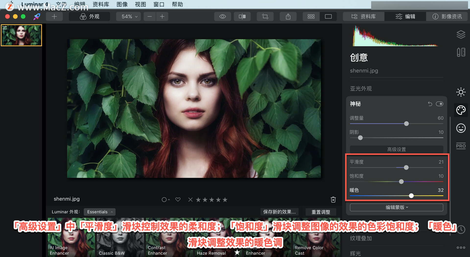 Luminar  4?教程「20」，如何在 Luminar  4 中？使用神秘工具？