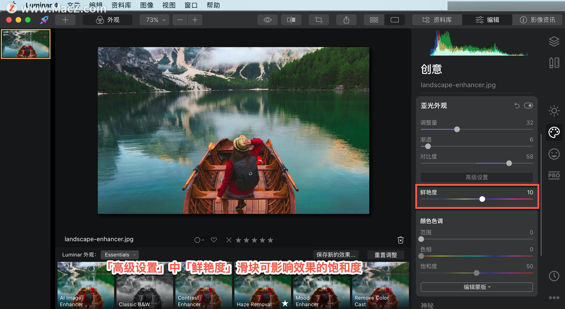 Luminar  4?教程「19」，如何在 Luminar  4 中？使用亚光外观工具？