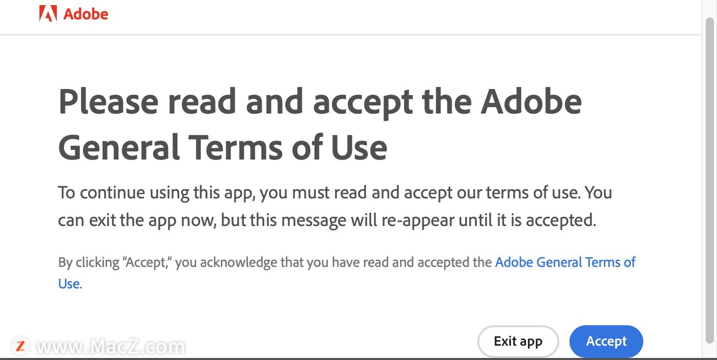 运行Adobe应用提示非正版This non-genuine Adobe app has been disabled如何处理