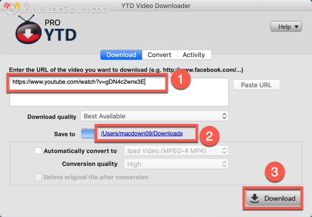 YTD Video Downloader PRO使用教程