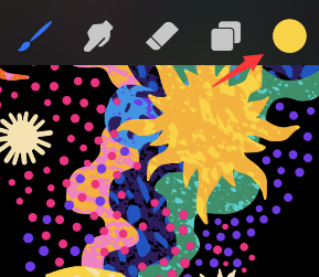 procreate pocket怎样进行吸色-第4张图片-9158手机教程网